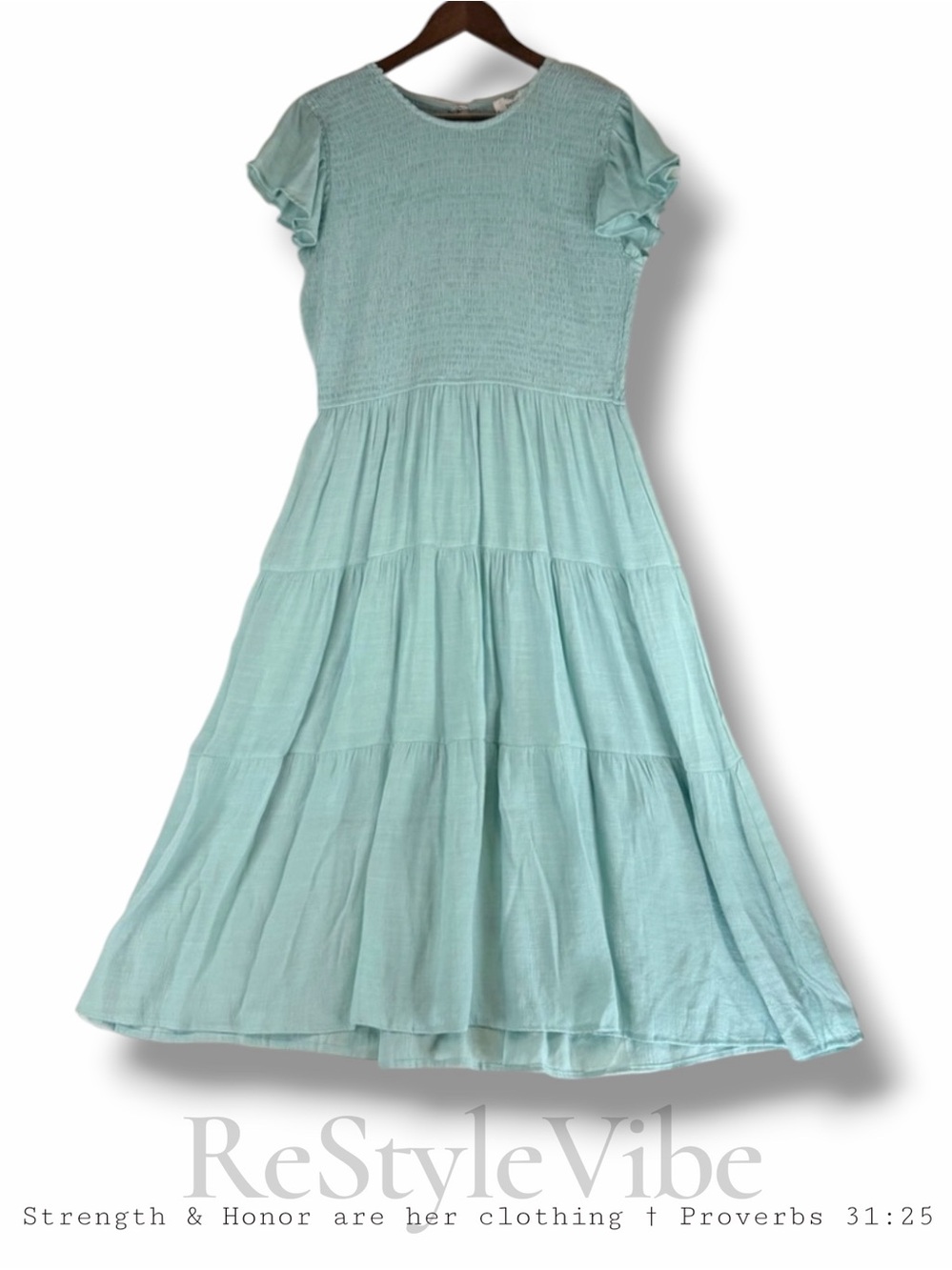 PERCH by BLU PEPPER Women’s Size 1X Dress Midi Length NWOT Anthropologie Lined